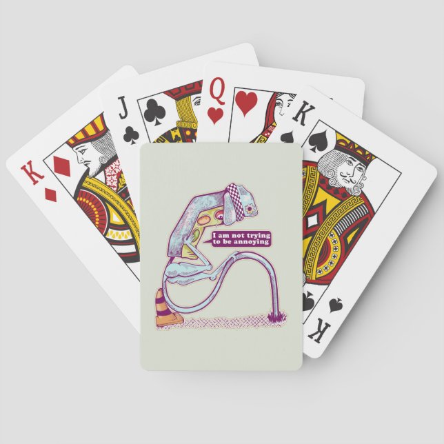 Baralho O semáforo parece triste (Verso)