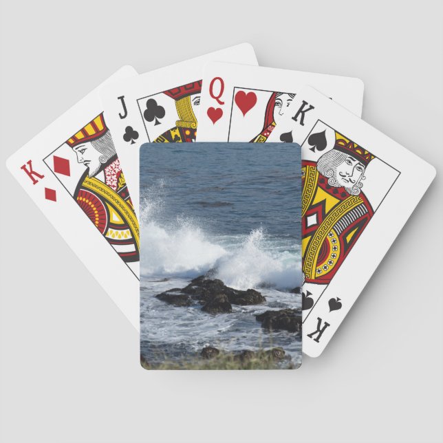 Baralho O surf do Oceano Pacífico (Verso)