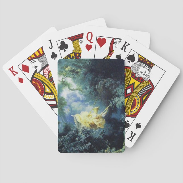 Baralho O SWING , azul verde amarelo (Verso)