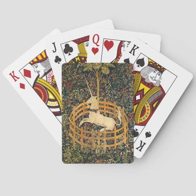 Baralho O Unicórnio em cativeiro (Verso)