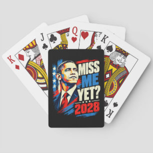 Baralho Obama 2028 Já Sinto Saudades