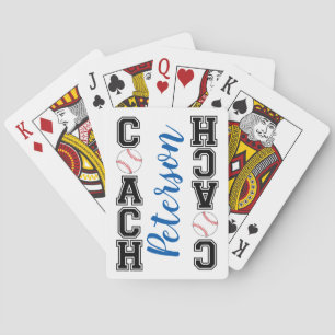 Baralho Obrigado de treinador de beisebol, seu presente.