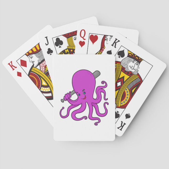 Baralho Octopus Baseball Baco (Verso)