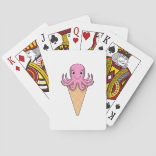Baralho Octopus com cone de Sorvete