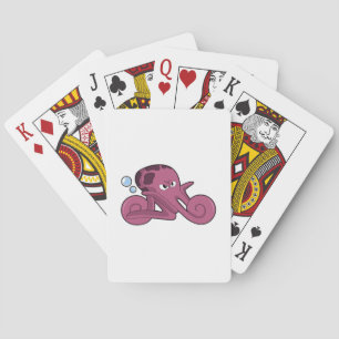 Baralho Octopus como motociclo