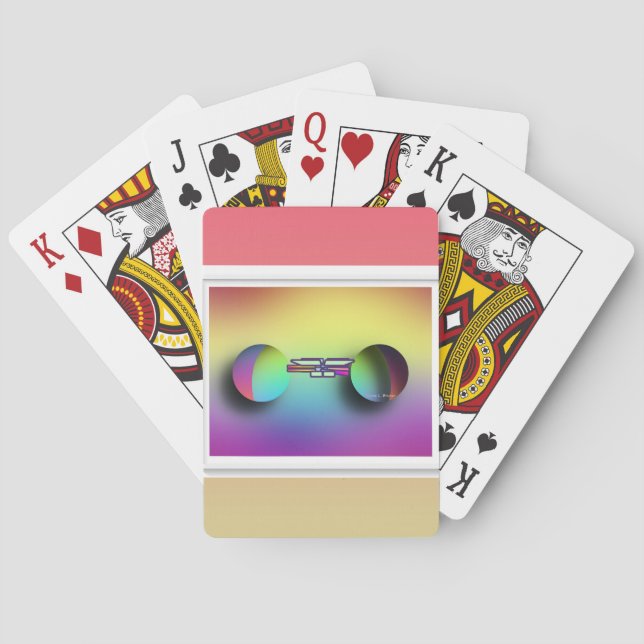 Baralho Óculos coloridos (Verso)