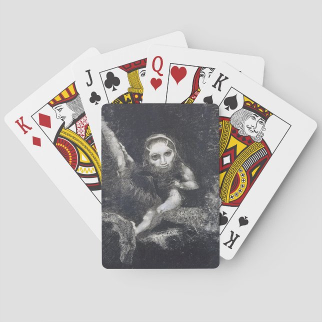 Baralho Odilon Redon, Caliban, 1881  (Verso)