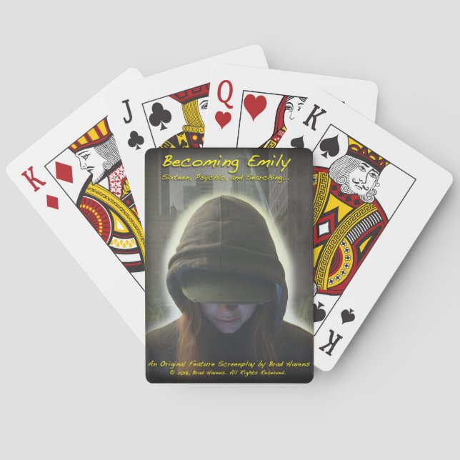 Baralho Oficial se tornando Emily Poster on (Verso)