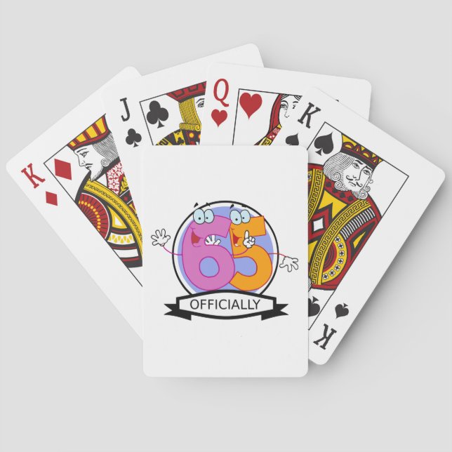 Baralho Oficialmente 65 Banner de Aniversário (Verso)