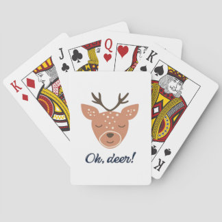 Baralho Oh Deer Deer Love Save The Deer Creative Design