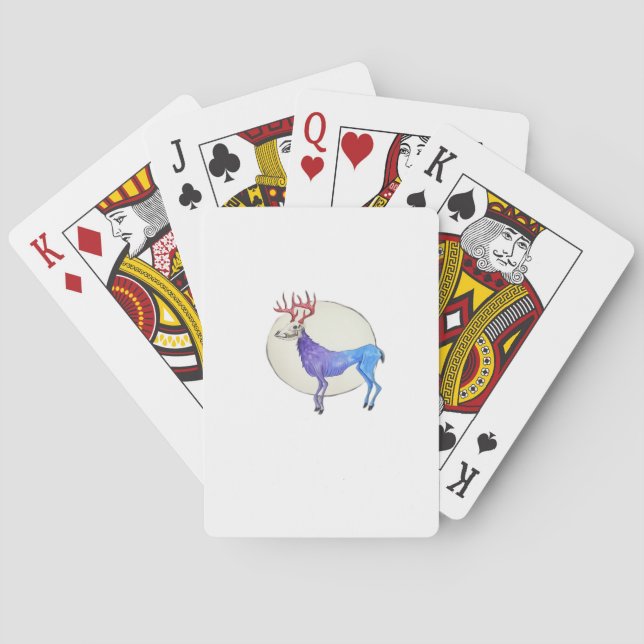 Baralho Oh Deer Estilo Gráfico Limpo  (Verso)