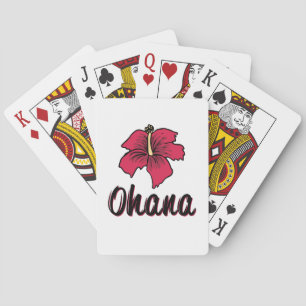 Baralho Ohana Significa Cartas De Jogar Família