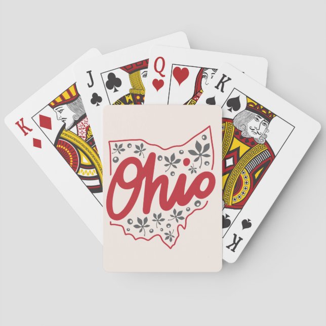 Baralho Ohio Buckeye Pattern (Verso)