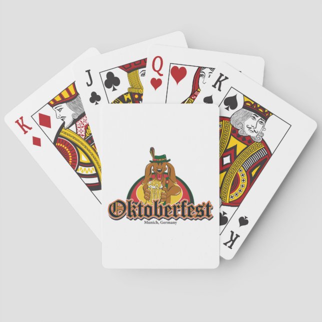 Baralho Oktoberfest Doxie Beer (Verso)