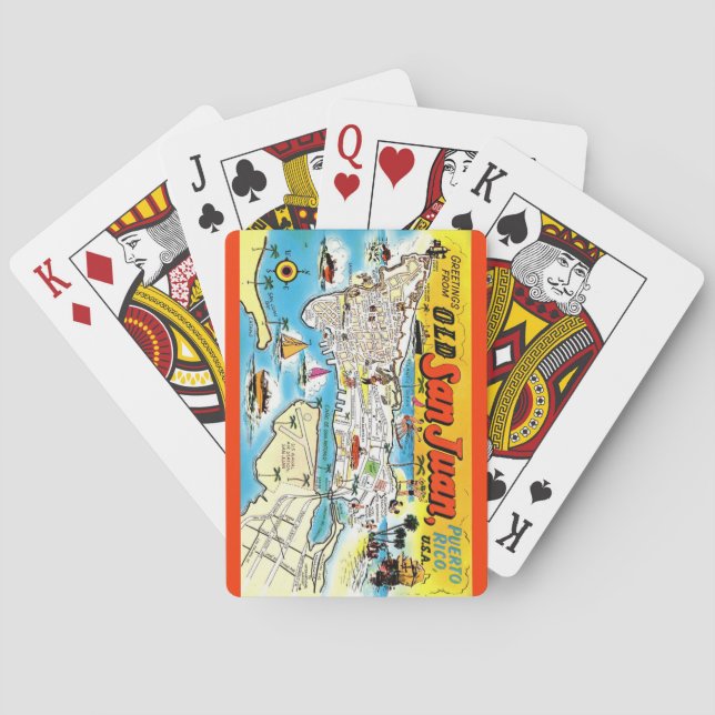 Baralho Old San Juan Playing Cards (Verso)