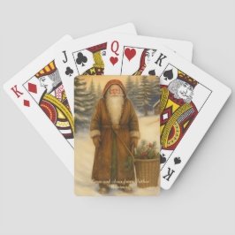 Baralho Old World Style Father Christmas Playing 