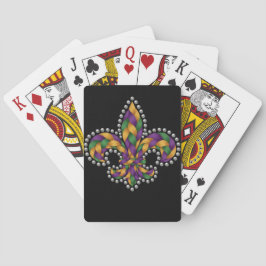 BARALHO OLHAR TRICOTADO MARDI GRAS FLEUR DE LIS