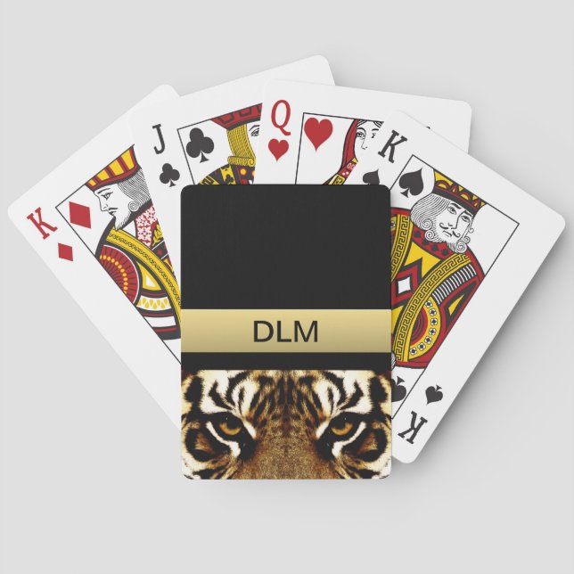 Baralho Olhos de um tigre (Verso)