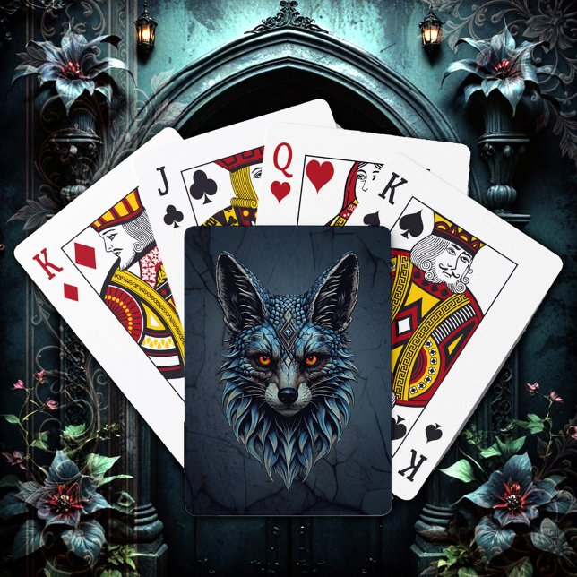 Baralho Olhos laranja, pele legal: a raposa deslumbrante. (Criador carregado)