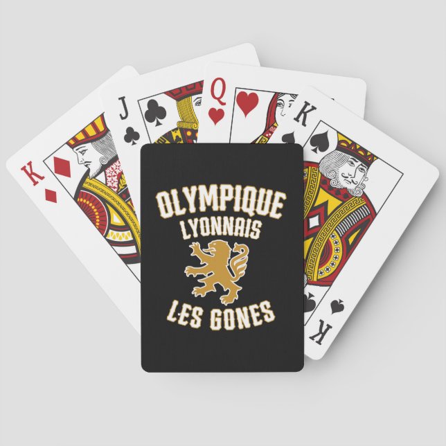Baralho Olympique Lyonnais Les Gones (Verso)