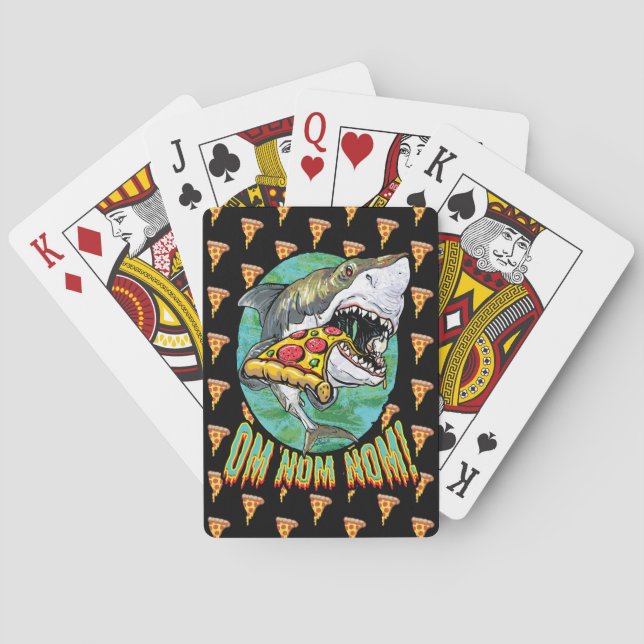 Baralho Om Nom Pizza Shark (Verso)