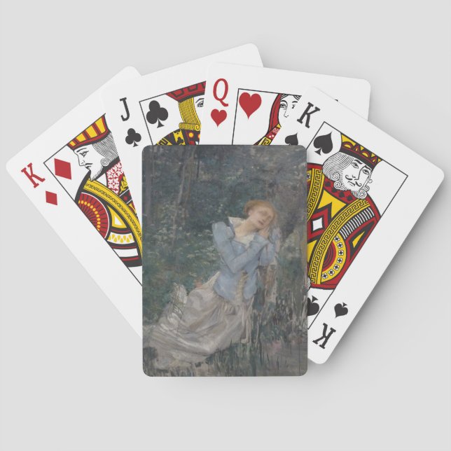 Baralho Ophelia (Weeping Woman) (por Jules Bastien-Lepage) (Verso)