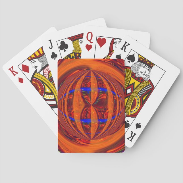 Baralho Orb Red Play Cards (Verso)