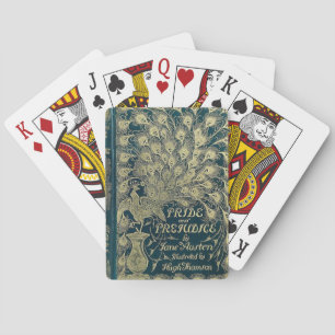 Baralho Orgulho e preconceito de volta jogando cartas