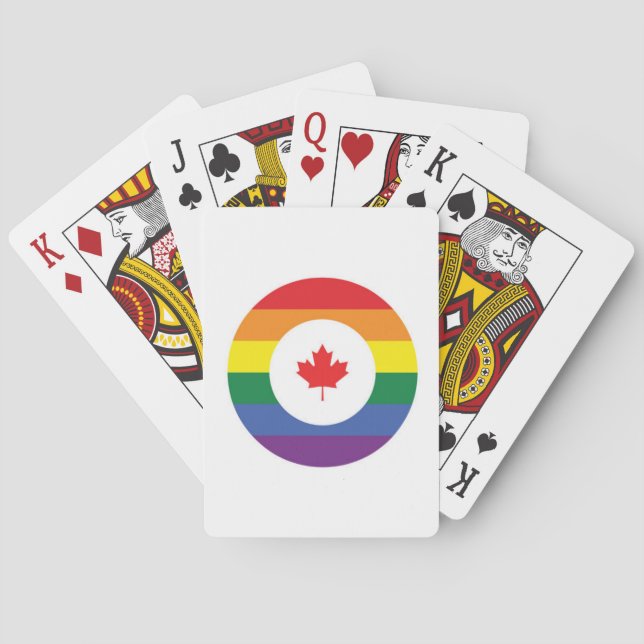 Baralho Orgulho gay do Canadá (Verso)