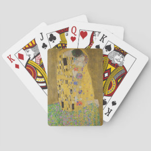 Baralho Os amantes beijando o abraço de Gustav Klimt