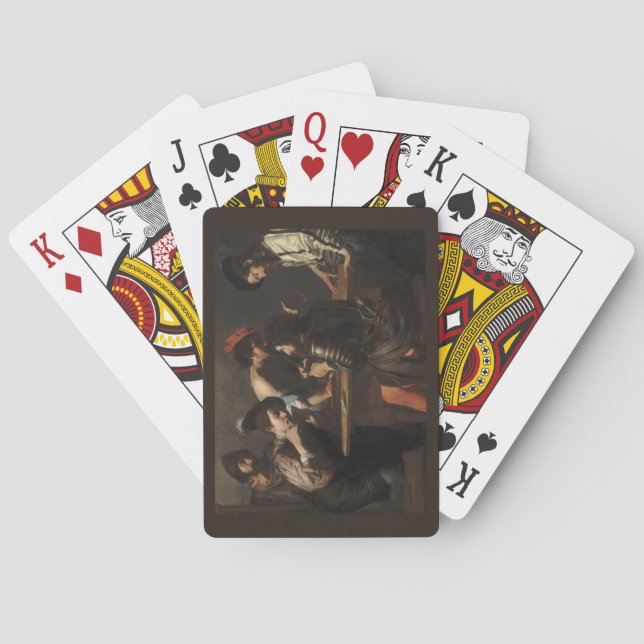 Baralho Os Cheats, Soldados Mercenários Jogando Cartões (Verso)