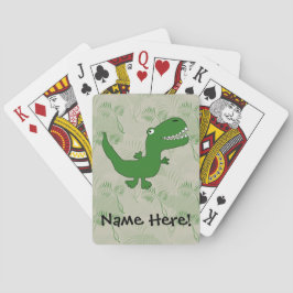 Baralho Os desenhos animados do dinossauro de Rex do