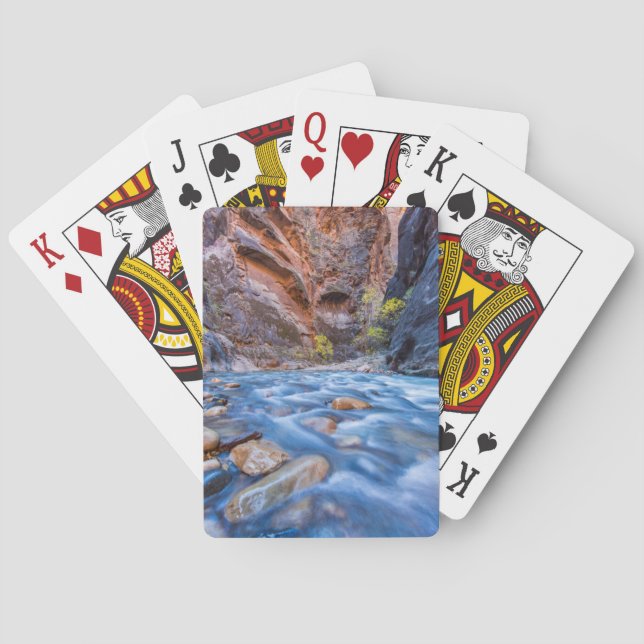 Baralho Os estreitos Do Rio Virgem No Outono 3 (Verso)