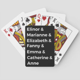 Baralho Os Heroínas de Jane Austen I