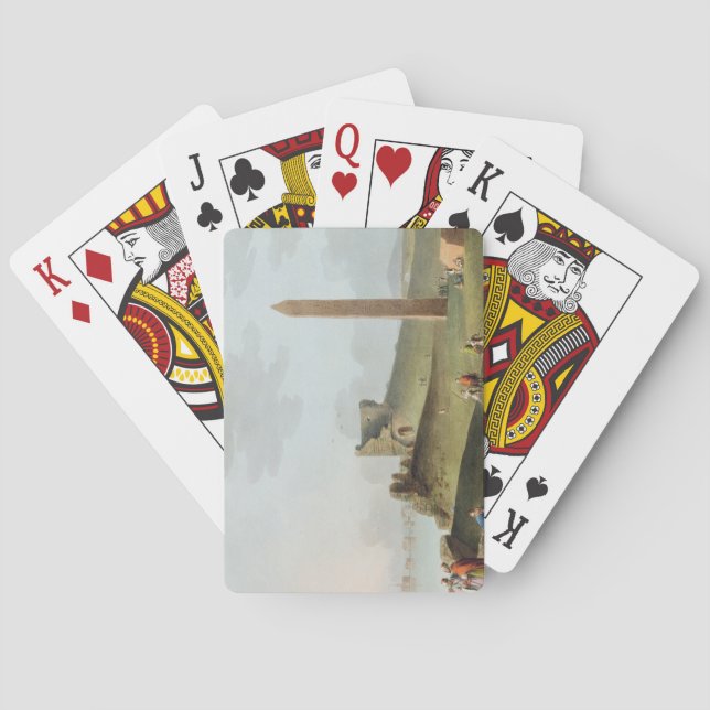 Baralho Os Obelisks em Alexandria, chamada o Nee de (Verso)