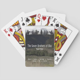 Baralho Os Sete Irmãos de Elko Jogando Cartões
