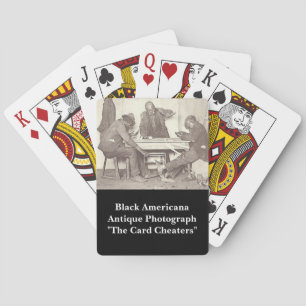 Baralho "Os Trapaceiros de Cartas" Cartas de Pôquer Black