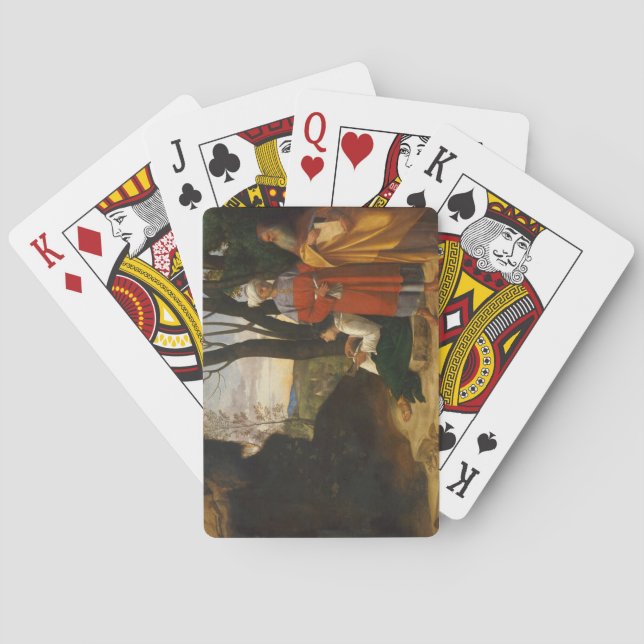 Baralho Os Três Filósofos (Sábios) (de Giorgione) (Verso)