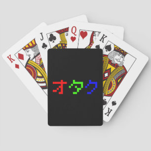 Baralho OTAKU 8 Bit Pixel Japonês Katakana