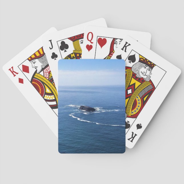 Baralho Otter Rock, Cape Foulweather, Newport, Oregon (Verso)