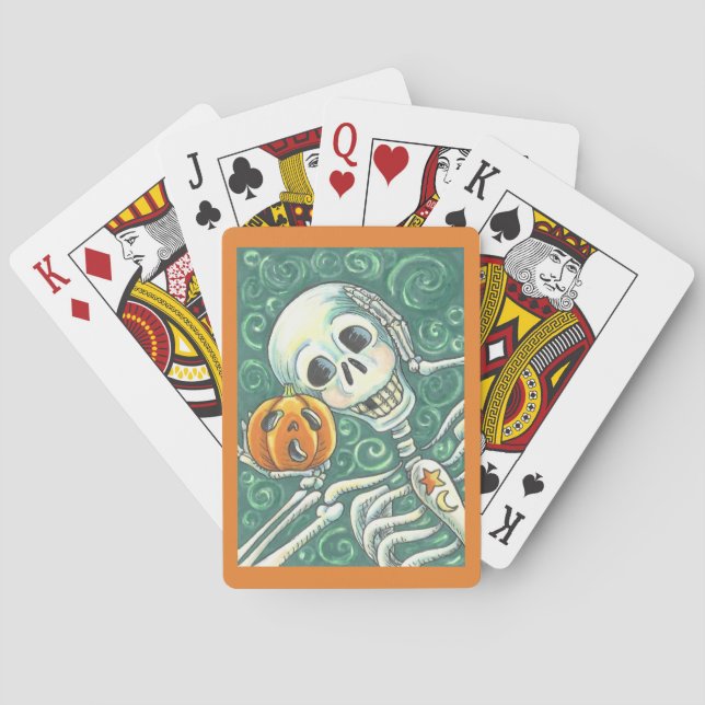 BARALHO OUÇA O SEU BOMBEIRO, SKELETON DECK DE CARTÕES (Verso)