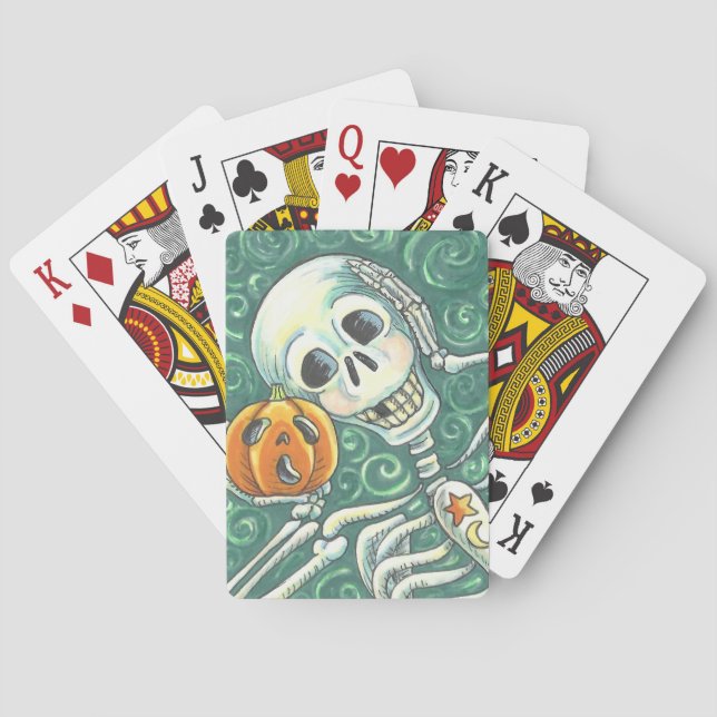 BARALHO OUÇA O SEU BOMBEIRO, SKELETON DECK DE CARTÕES (Verso)
