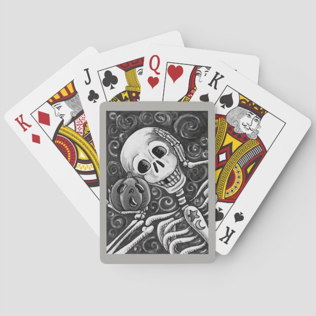 BARALHO OUÇA O SEU BOMBEIRO, SKELETON DECK DE CARTÕES (Verso)