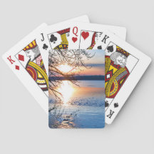 Ouro Sunrise Sobre Lago, Fotografia Motivacional