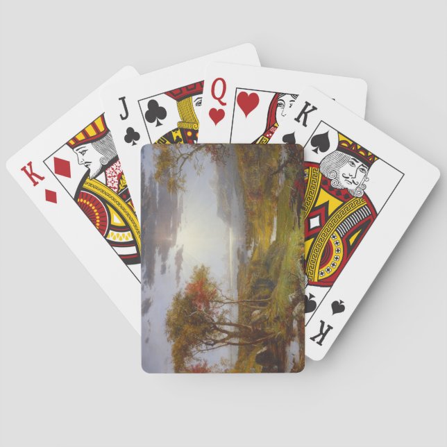 Baralho Outono do Rio Hudson (Estado de Nova Iorque) (Verso)