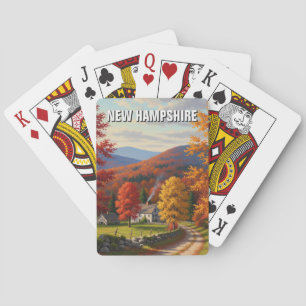 Baralho Outono em New Hampshire Viagem