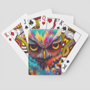 Baralho Owl Bird Animal Discovery Adventure Planet Nature