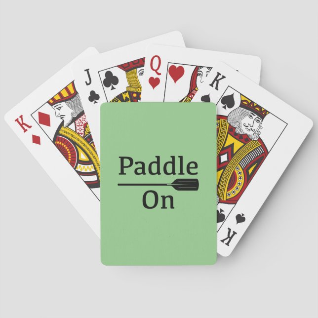 Baralho Paddle No Design - Placas De Reprodução Clássicas (Verso)