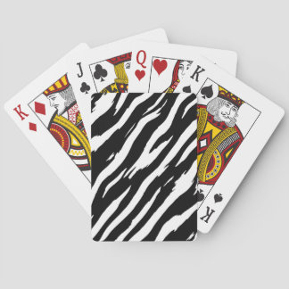Baralho Padrão Clássico de Moda de Impressão de Zebra
