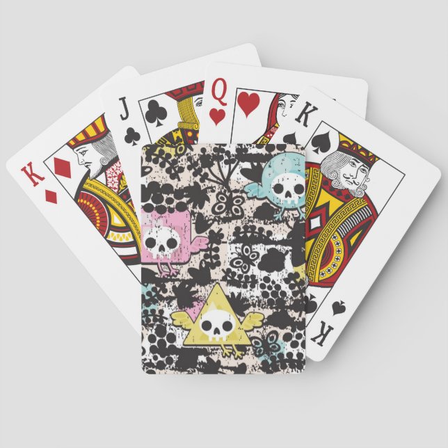 Baralho Padrão de aves loucas (Verso)